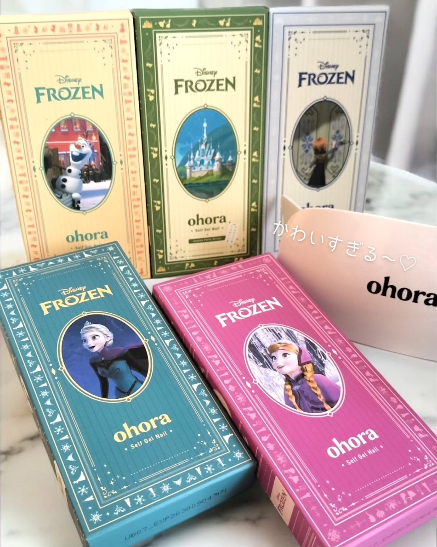 Disney collection - Frozen Holiday/ohora/ジェルネイルを使ったクチコミ（2枚目）