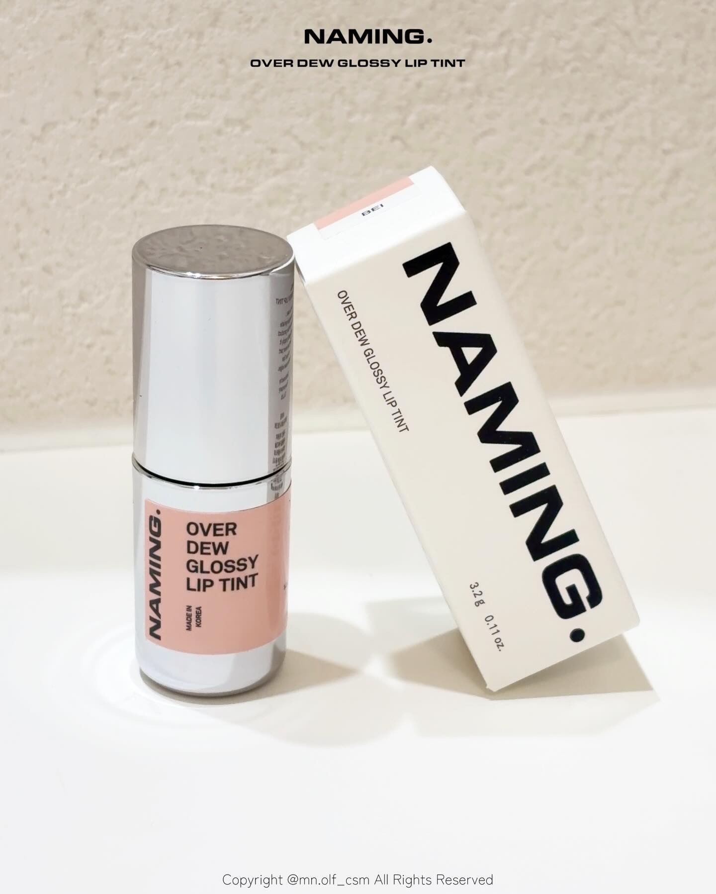 オーバーデューグロッシーリップティント/NAMING./リップティントを使ったクチコミ（2枚目）