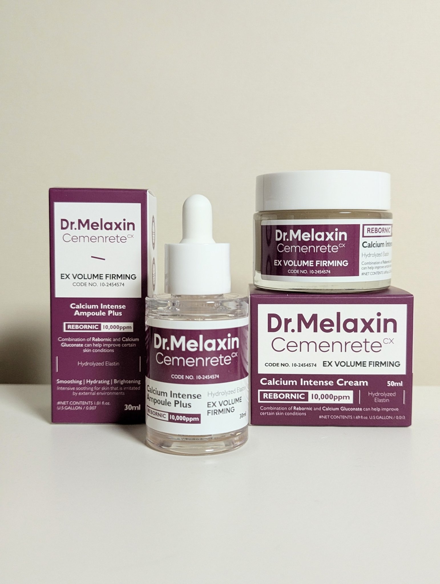 セメンリトカルシウムアンプル+セメンリトカルシウムクリーム/Dr.Melaxin/スキンケアキットを使ったクチコミ（1枚目）