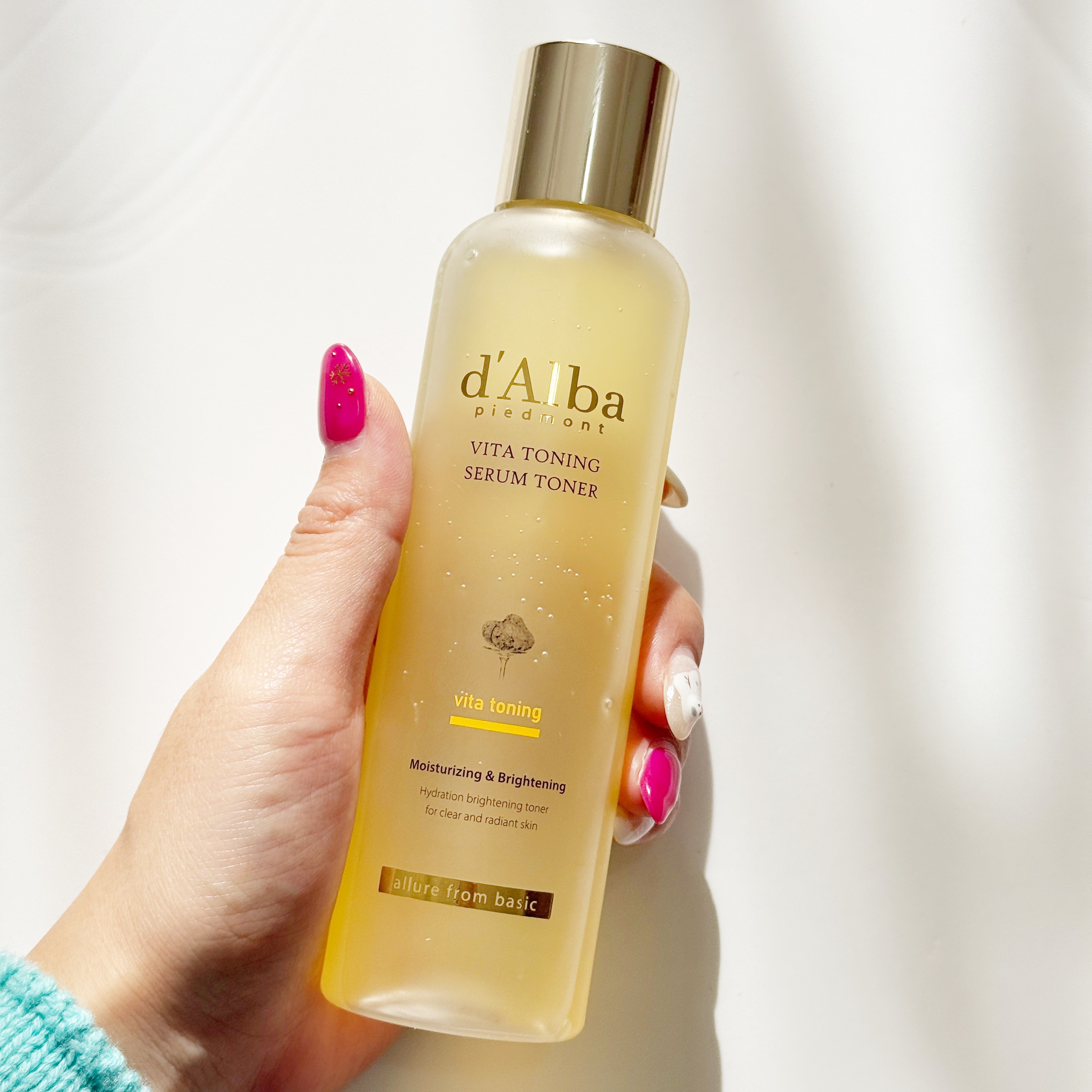 ダルバ ビタトーニングセラムトナーのクチコミ「
今回、ご紹介するのは
昨年発売されて話題だった
ダルバのビタミンシリーズから
ビタトーニング.....」（3枚目）