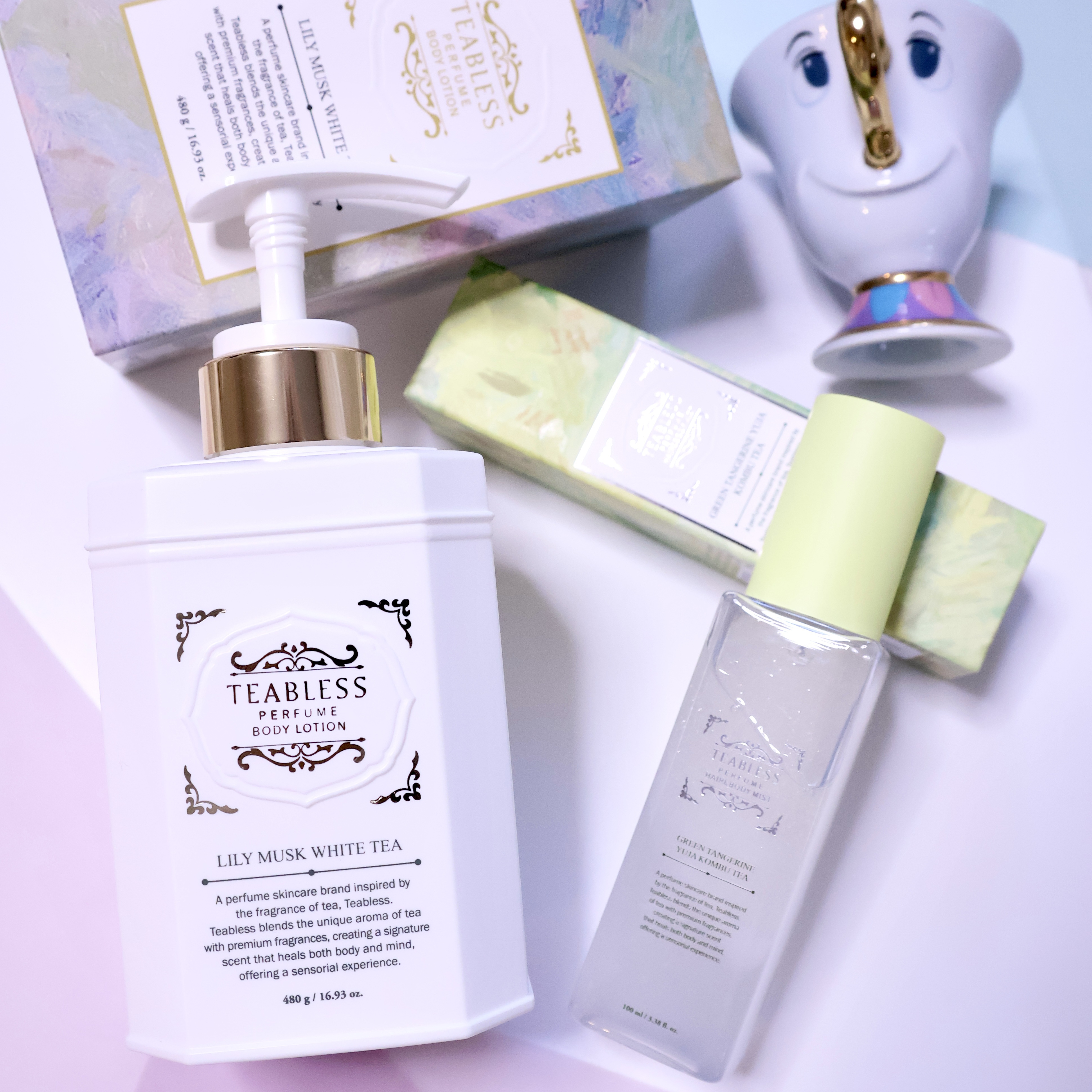 パフュームボディローション リリィムスクホワイトティー/TEABLESS/ボディローションを使ったクチコミ（1枚目）