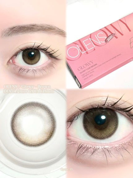 Glowy 1day/OLENS/ワンデー(1DAY)カラコンを使ったクチコミ(4枚目)