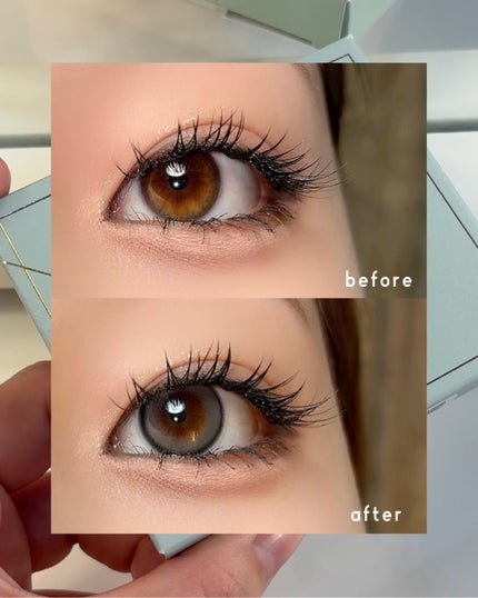 Chu's me 1day/Chu's me/ワンデー(1DAY)カラコンを使ったクチコミ(3枚目)