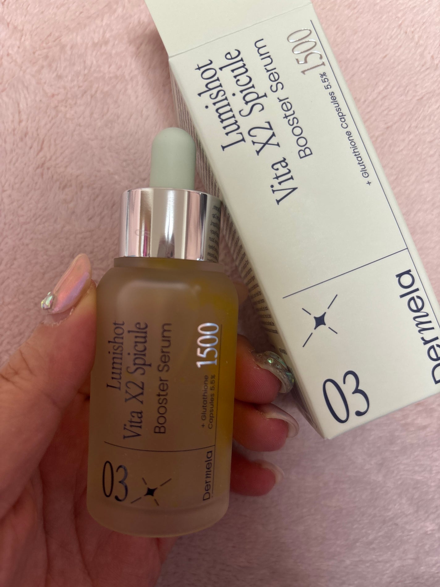 ダーメラ ルミショット・Wビタセラム/Dermela/美容液を使ったクチコミ(2枚目)