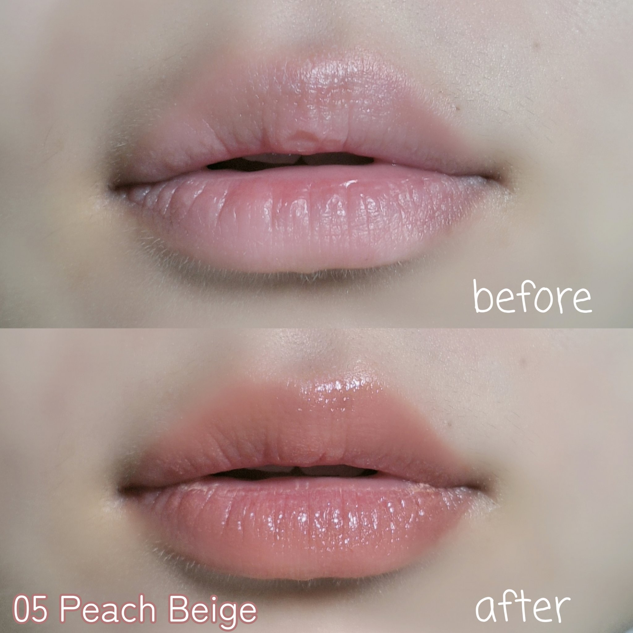 FASIO ワンデイ アートメイク ルージュのクチコミ「FASIO
ワンデイ アートメイク ルージュ
05 Peach Beige

塗ってます！感の.....」（3枚目）