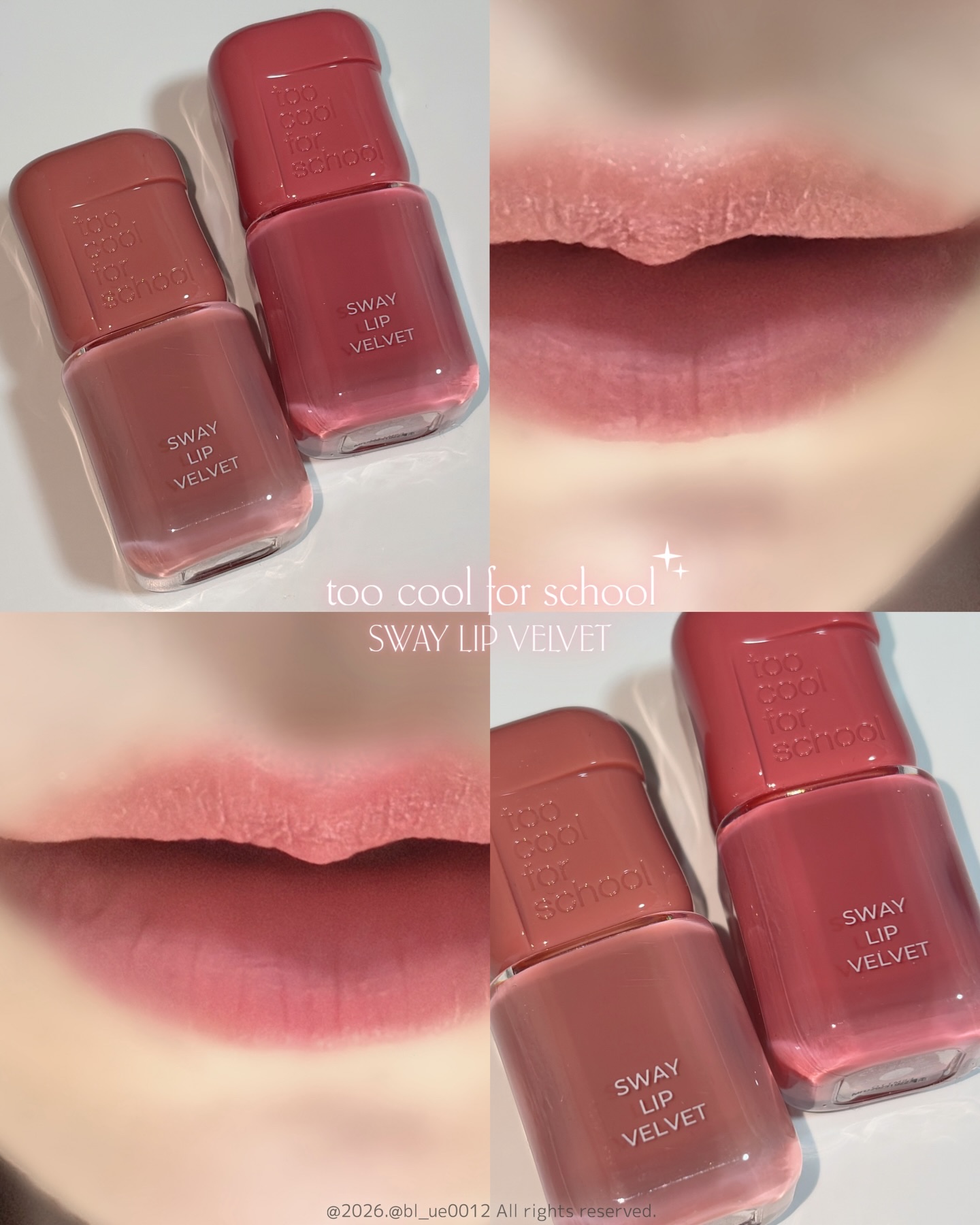 スウェイリップベルベット/too cool for school/リップティントを使ったクチコミ（1枚目）