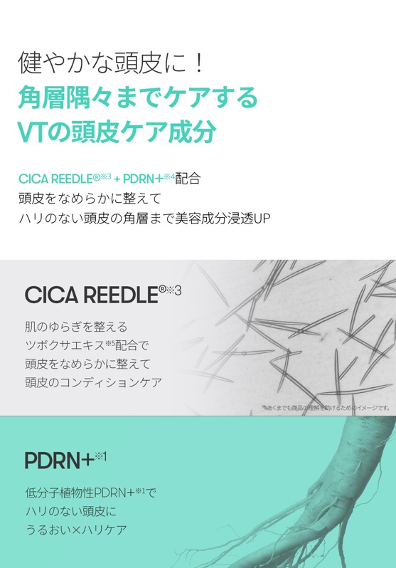 PDRNヘアアンプル300/VT/頭皮ローションを使ったクチコミ（3枚目）