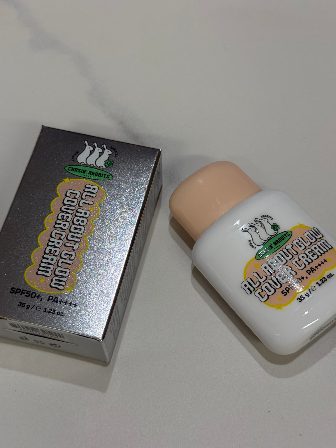 オールアバウトグロウカバークリーム/CHASIN'RABBITS/日焼け止めクリームを使ったクチコミ(1枚目)
