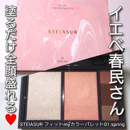 フィット my カラーパレット/STEIASUR(ステイアシュール)/マルチパレットを使ったクチコミ(1枚目)