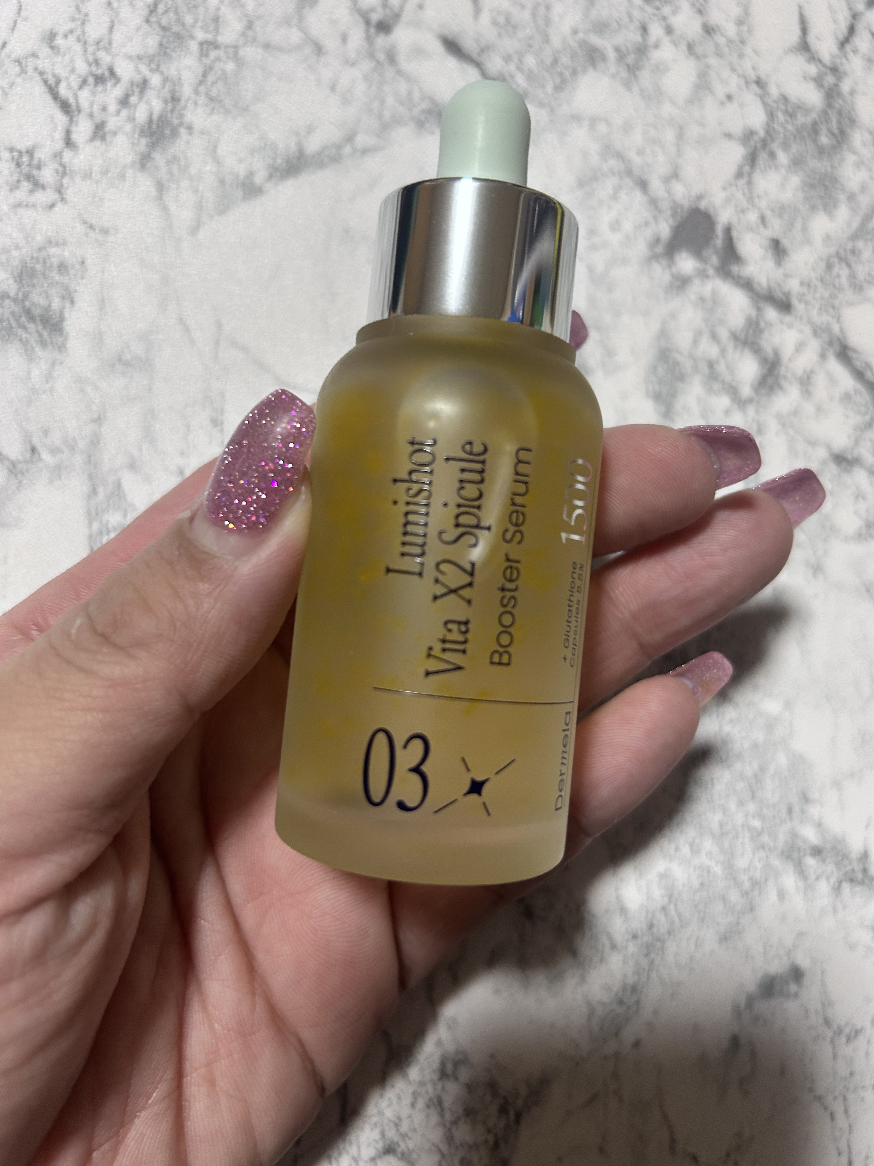 ダーメラ ルミショット・Wビタセラム/Dermela/美容液を使ったクチコミ（1枚目）