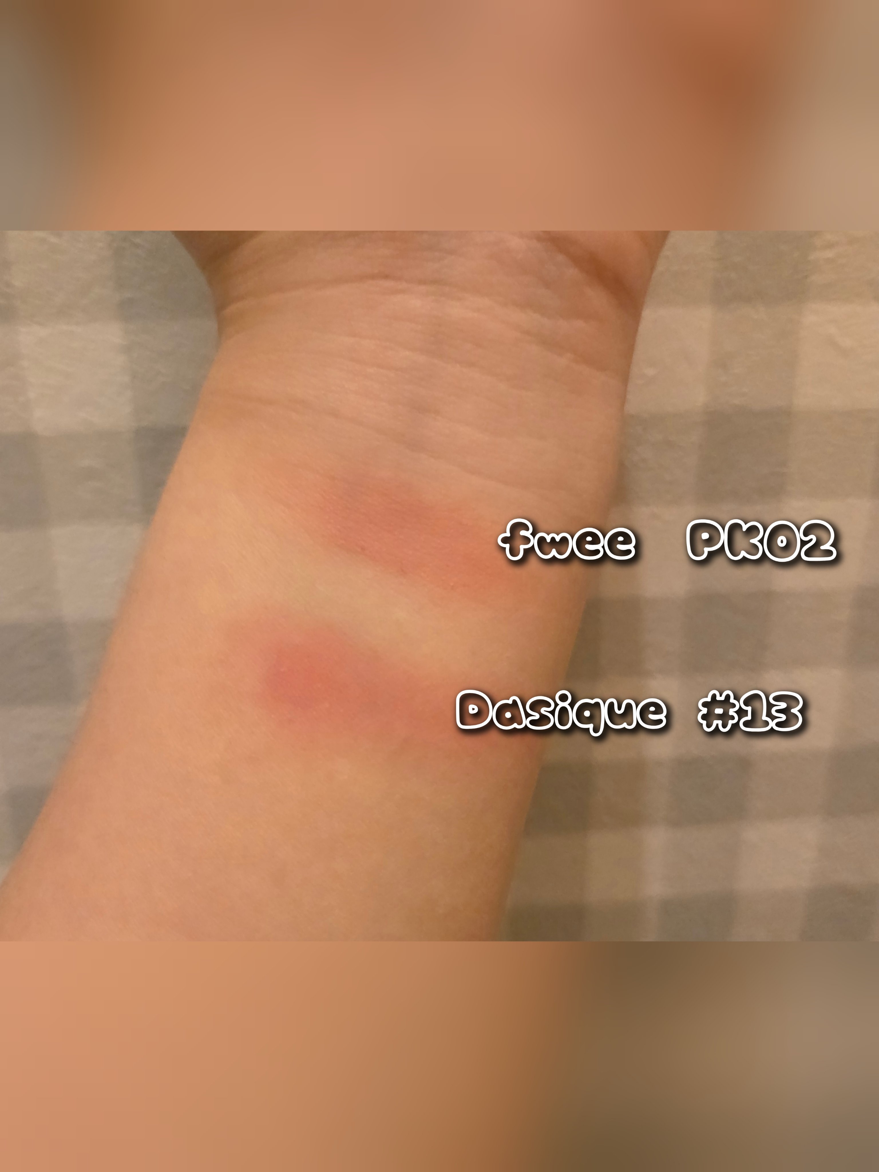 リップアンドチーク ブラーリープリンポット/fwee/口紅を使ったクチコミ（2枚目）