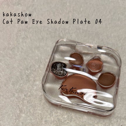 Cat Paw Eye Shadow Plate/kakashow/アイシャドウパレットを使ったクチコミ(1枚目)
