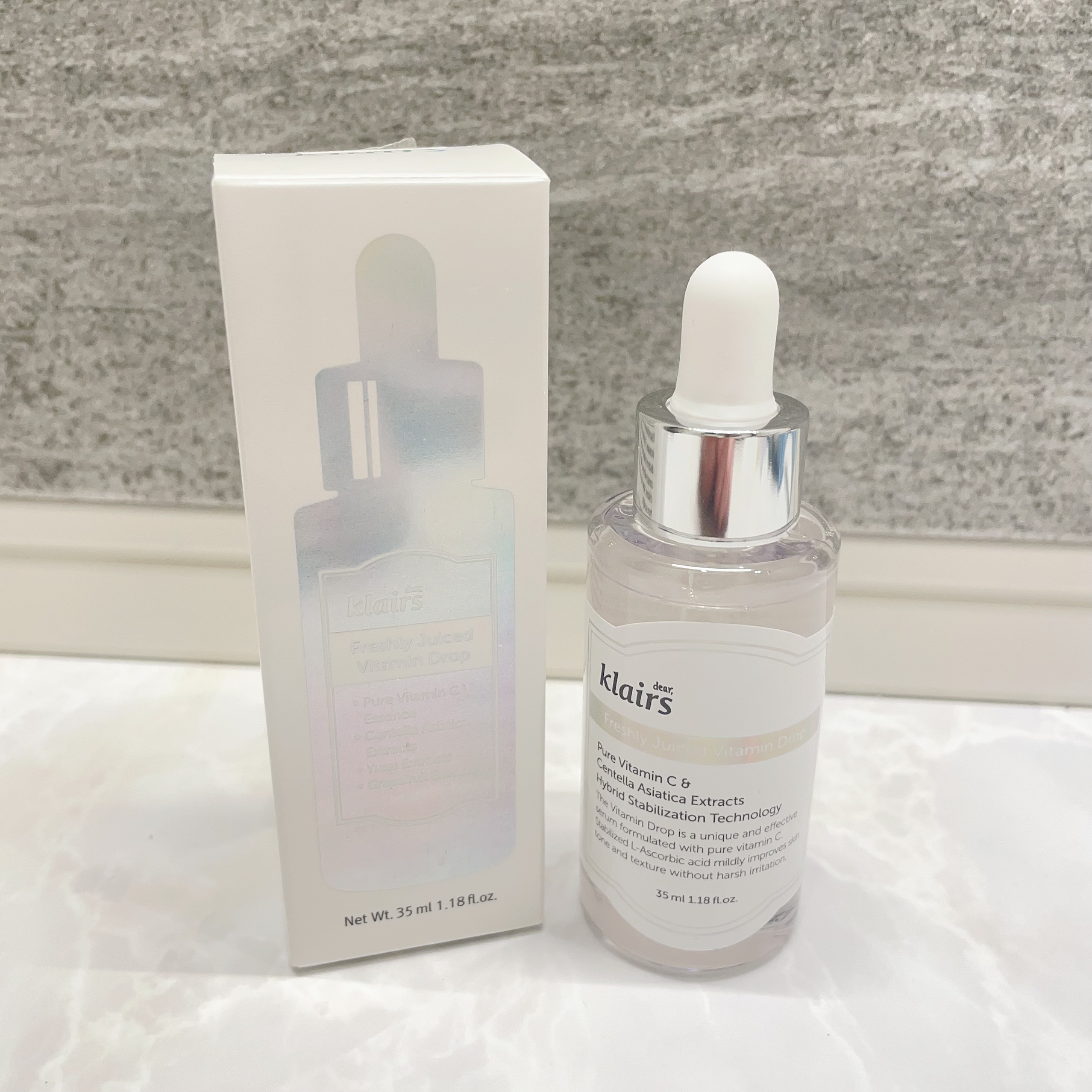 Klairs フレッシュリージュースドビタミンドロップ(35ml)のクチコミ「クレアスのフレッシュリージュースド ビタミンドロップを使い始めたよ🫶🏻🤍
⠀
朝のスキンケアに.....」（1枚目）