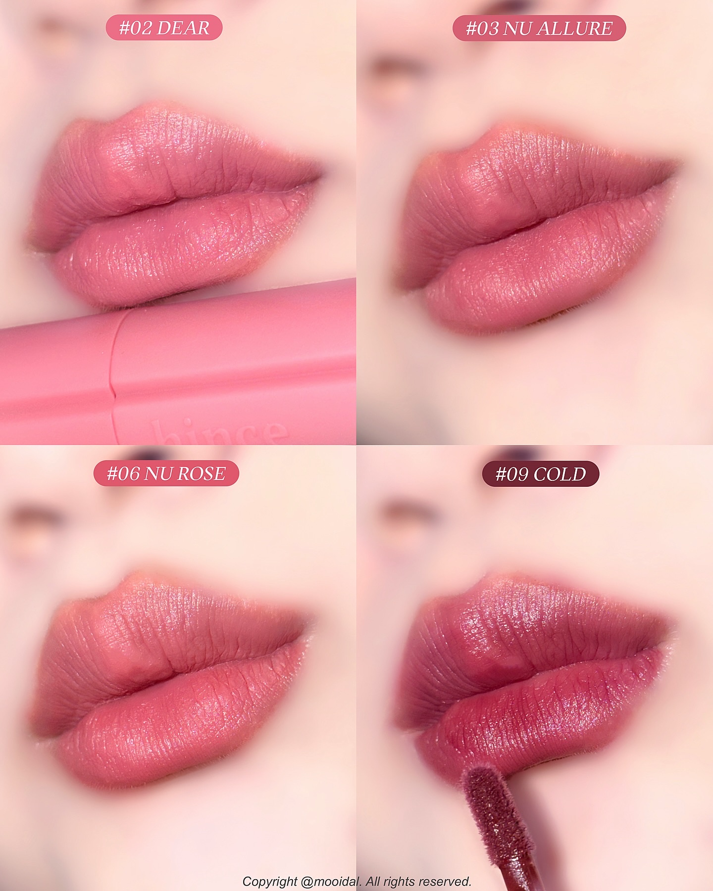 NU BLUR TINT/hince/リップティントを使ったクチコミ（2枚目）