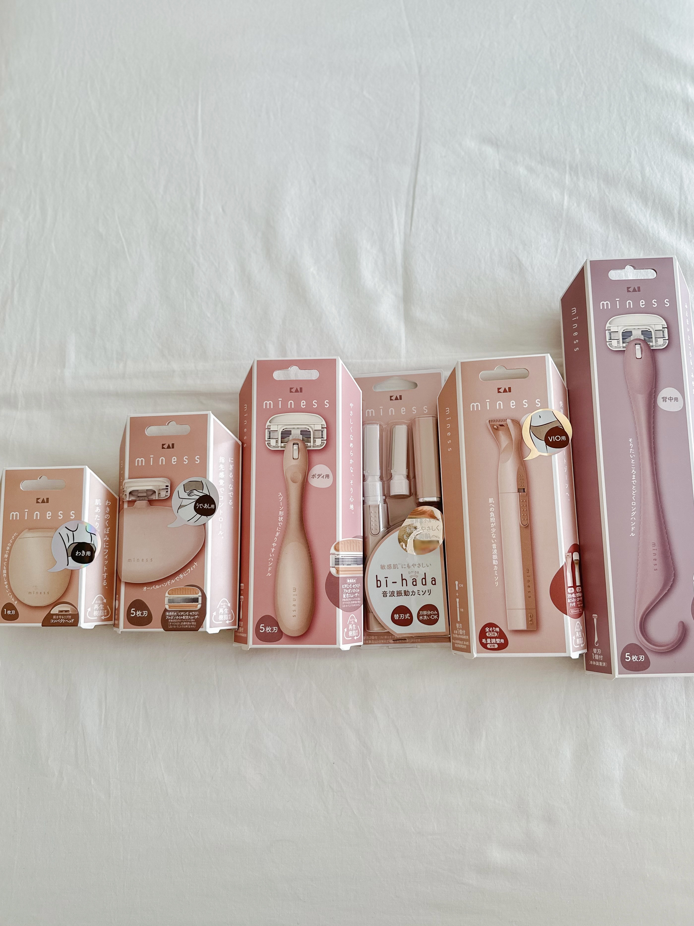 miness bi-hada ompa L/貝印/シェーバーを使ったクチコミ（2枚目）