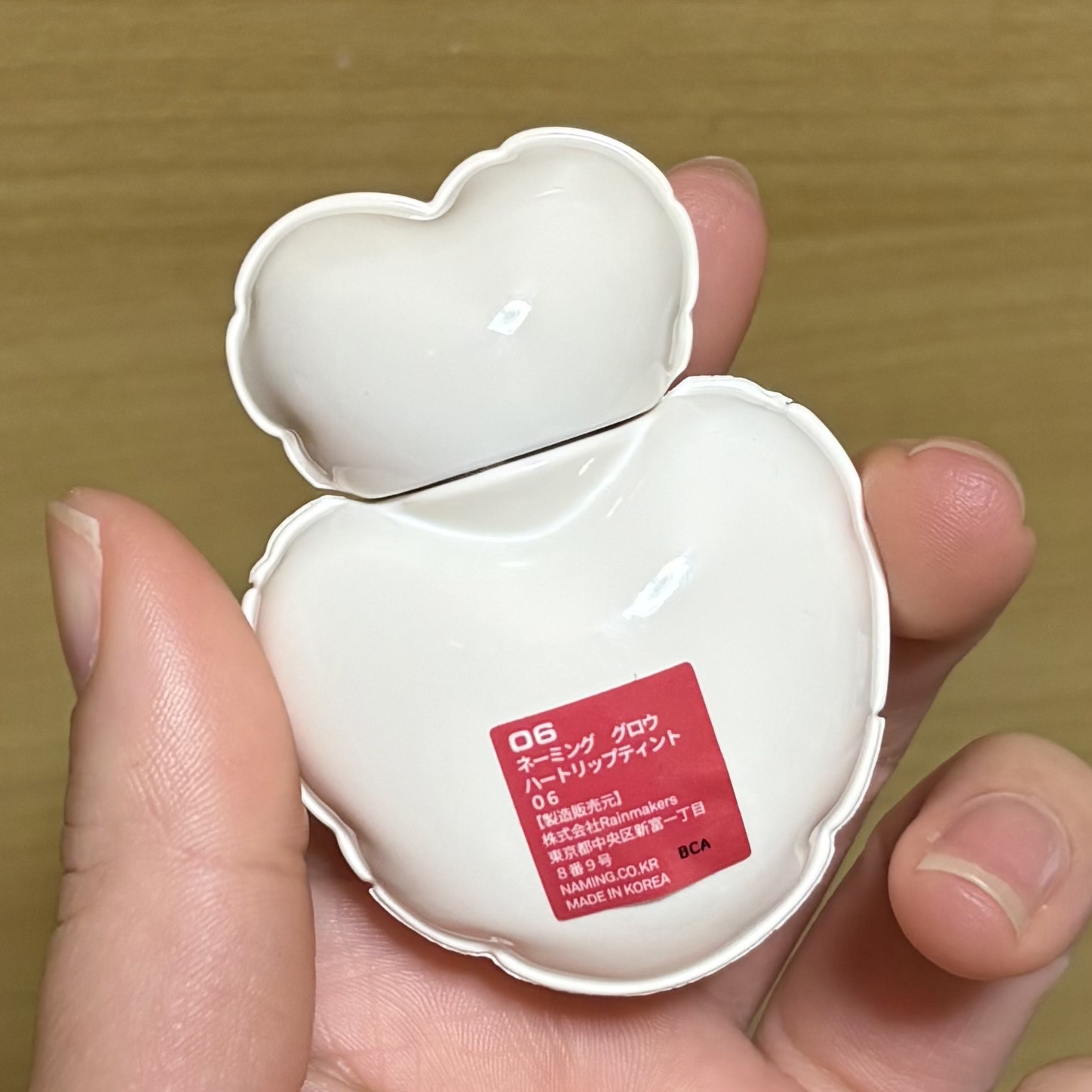 ネーミング グロウ ハートリップティント/NAMING./リップティントを使ったクチコミ（3枚目）