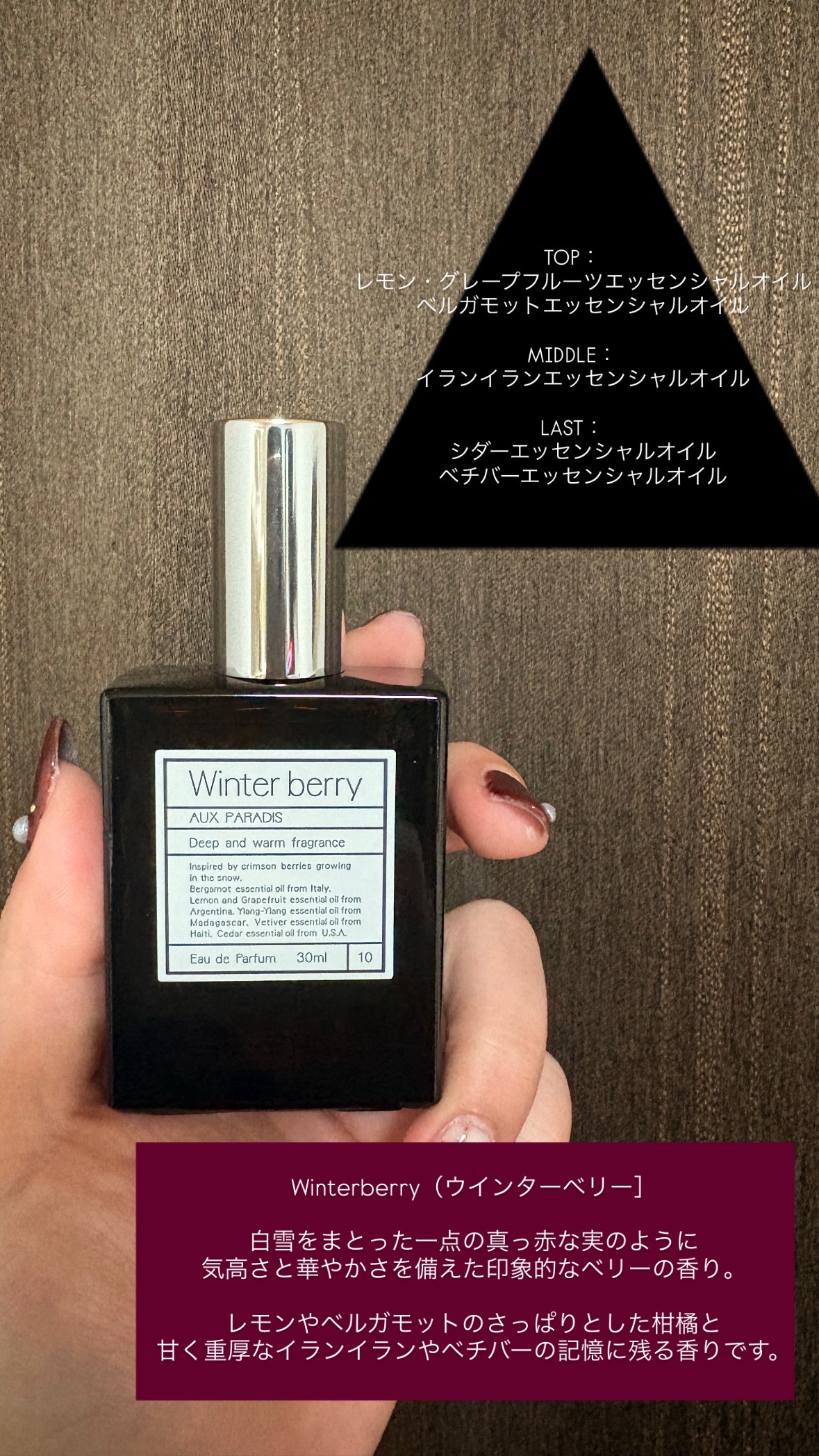 オードパルファム　#06 Homme 〔オム〕/AUX PARADIS/香水(メンズ)を使ったクチコミ（2枚目）