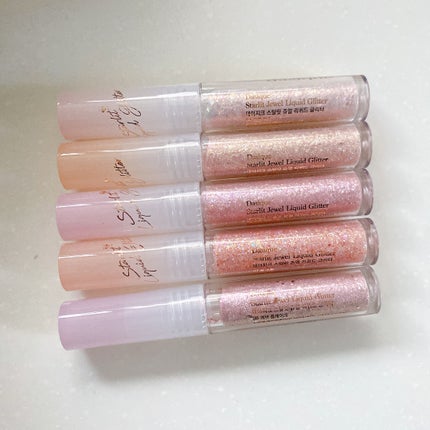 スターリットジュエルリキッドグリッター/dasique/グリッターを使ったクチコミ(3枚目)