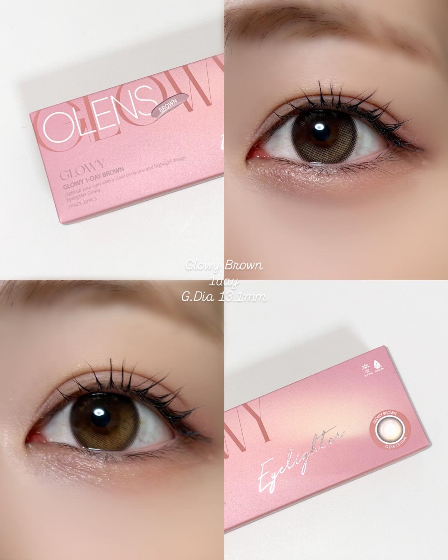 Glowy 1day/OLENS/ワンデー（１DAY）カラコンを使ったクチコミ（3枚目）