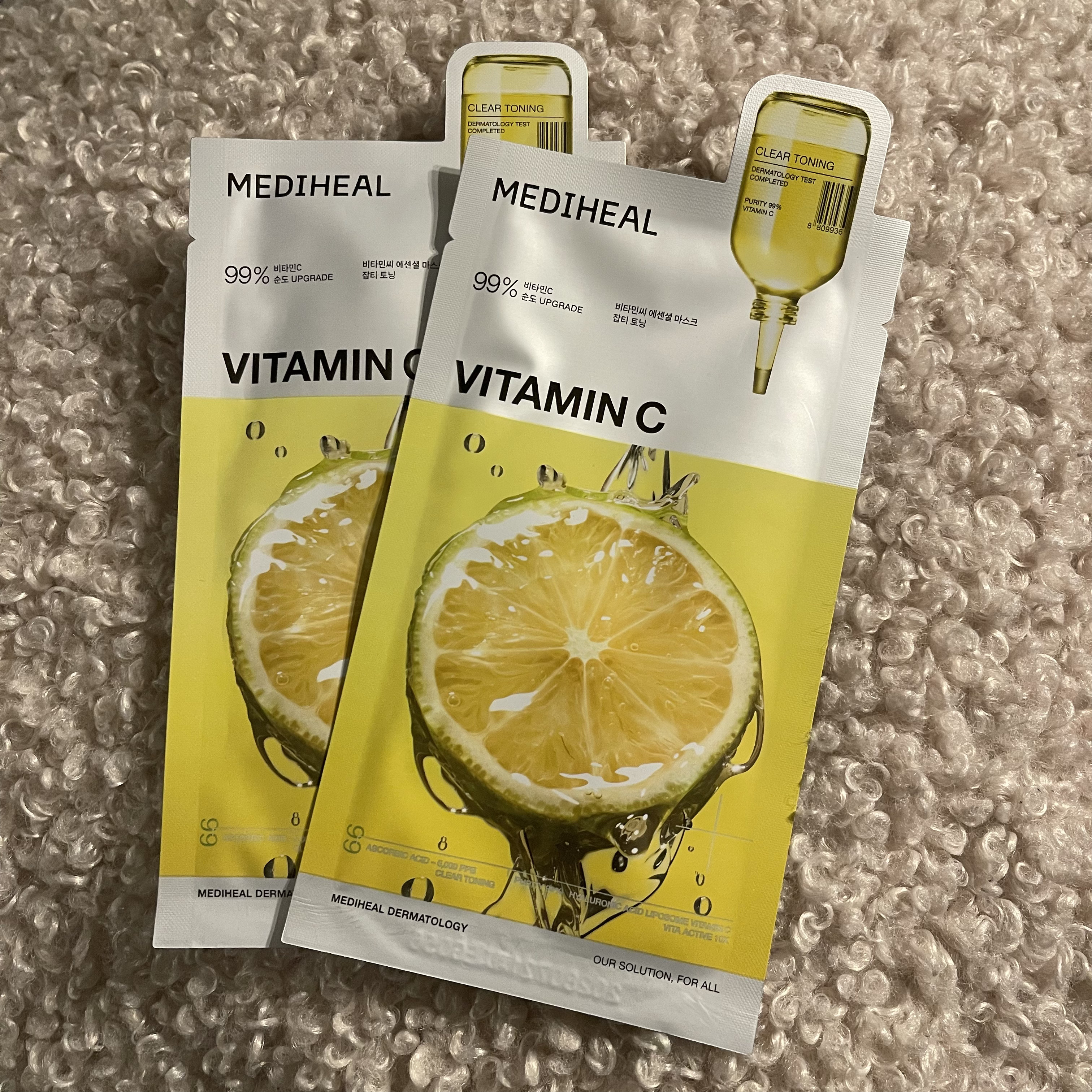 ビタミンCエッセンシャルマスク/MEDIHEAL/シートマスク・パックを使ったクチコミ（1枚目）