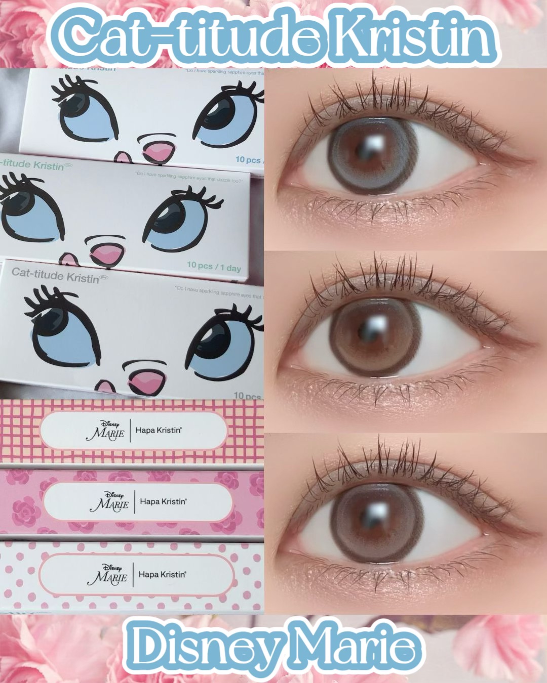 Cat-Titude Kristin 1Day/Hapa kristin/ワンデー（１DAY）カラコンを使ったクチコミ（1枚目）