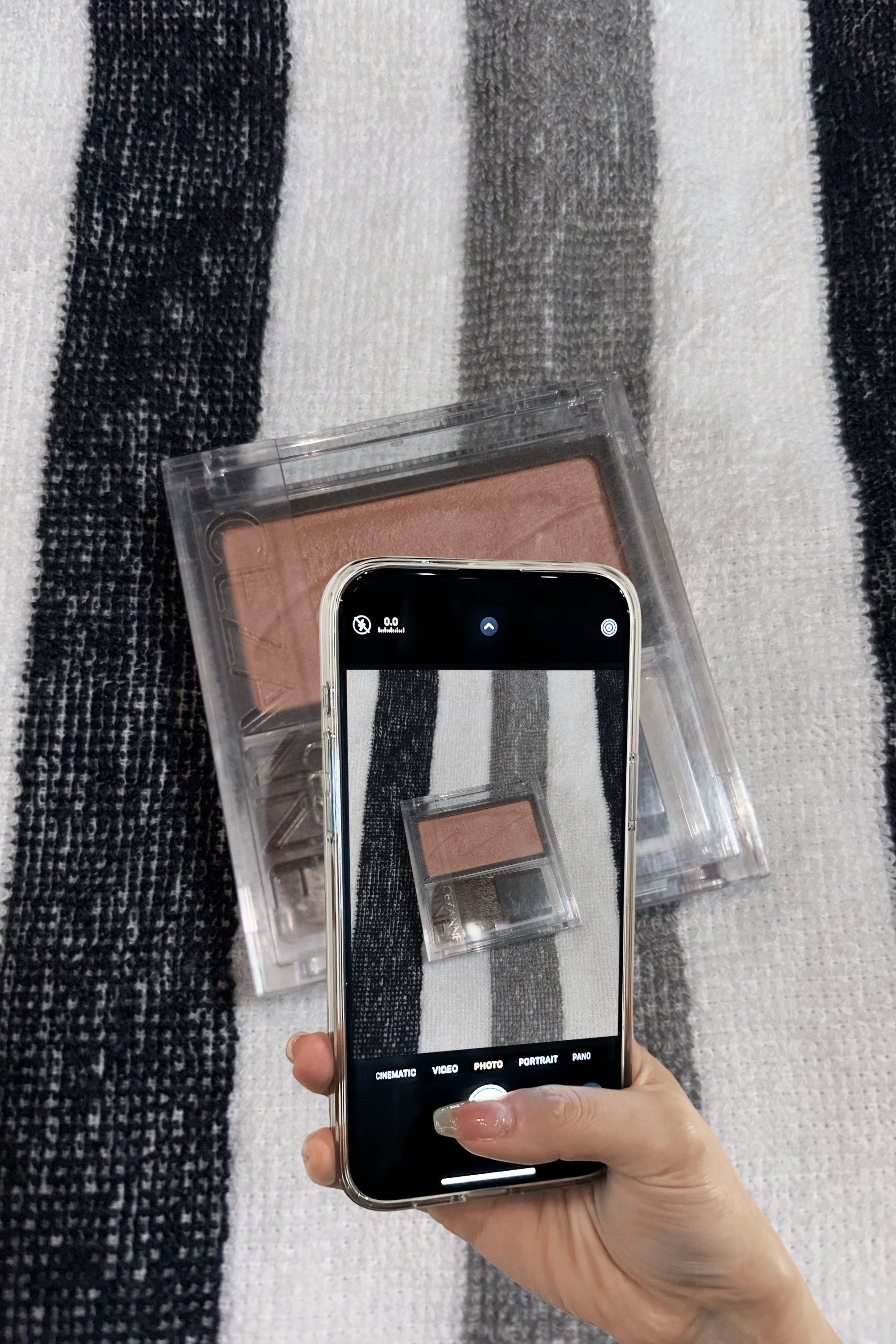 チークブラッシュ/CEZANNE/パウダーチークを使ったクチコミ（1枚目）