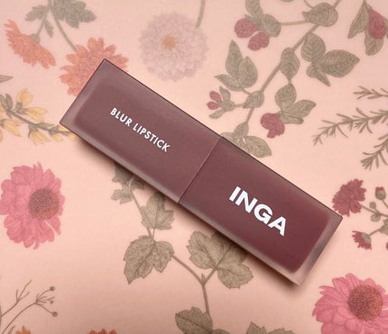 パウダーブラー リップスティック/INGA/口紅を使ったクチコミ(2枚目)