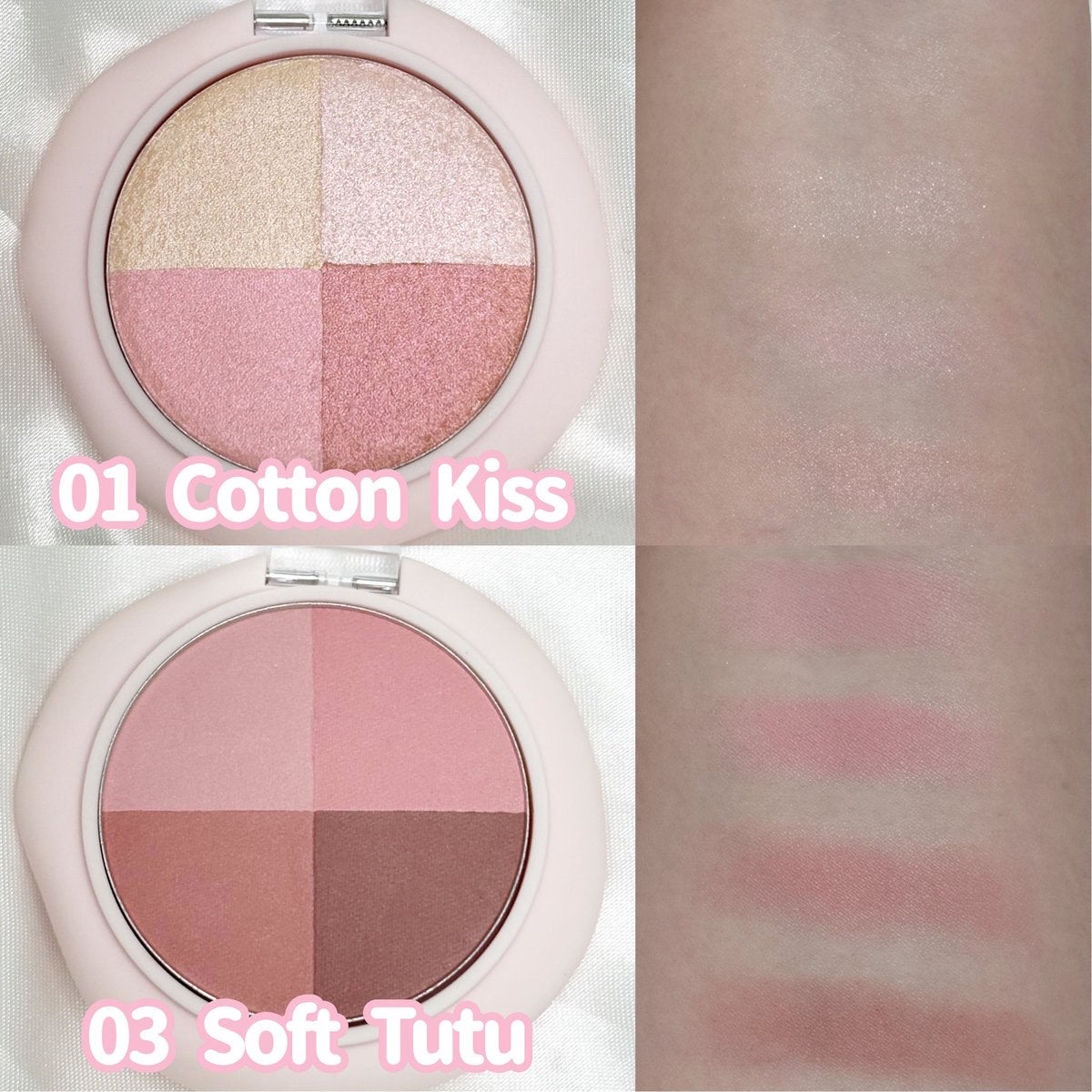 マルチクアッドシャドウ/dasique/パウダーアイシャドウを使ったクチコミ（1枚目）