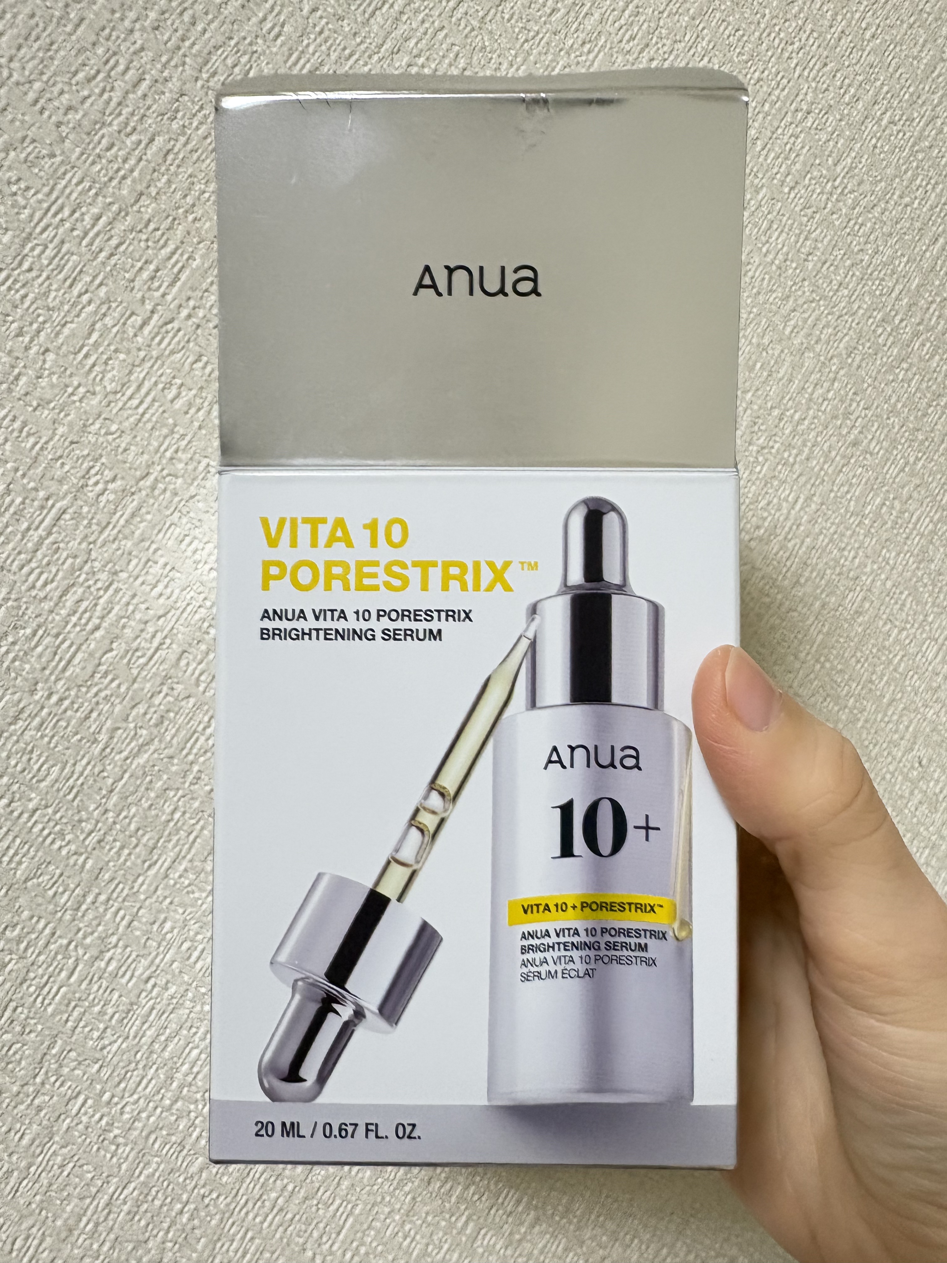 ビタミン10 PORESTRIX セラム/Anua/美容液を使ったクチコミ（1枚目）