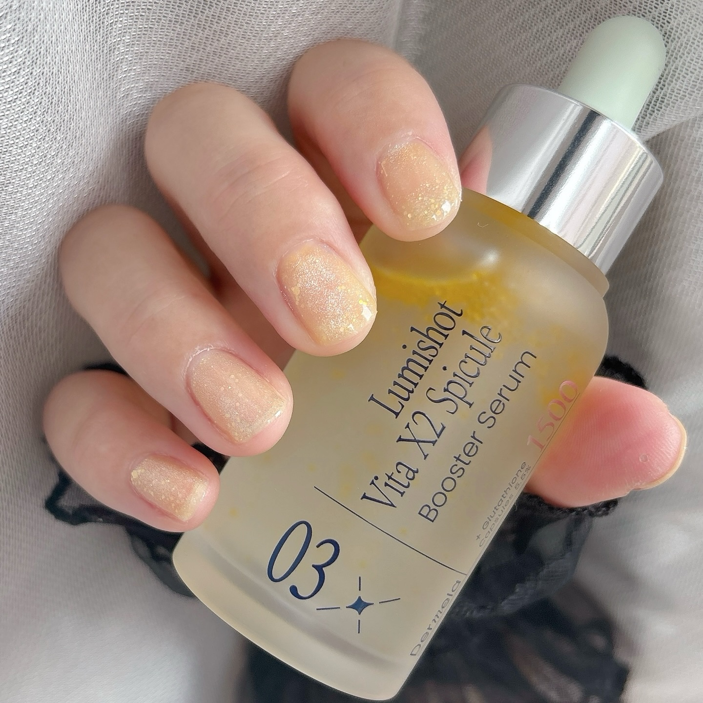 ダーメラ ルミショット・Wビタセラム/Dermela/美容液を使ったクチコミ（3枚目）