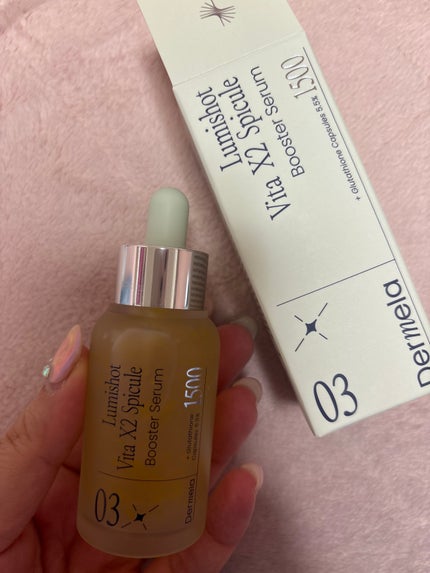 ダーメラ ルミショット・Wビタセラム/Dermela/美容液を使ったクチコミ(3枚目)