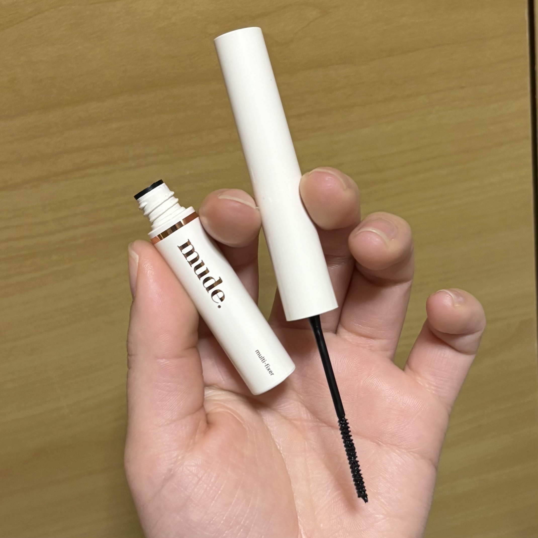 インスパイアマルチフィクサーマスカラ/mude./マスカラ下地を使ったクチコミ（1枚目）