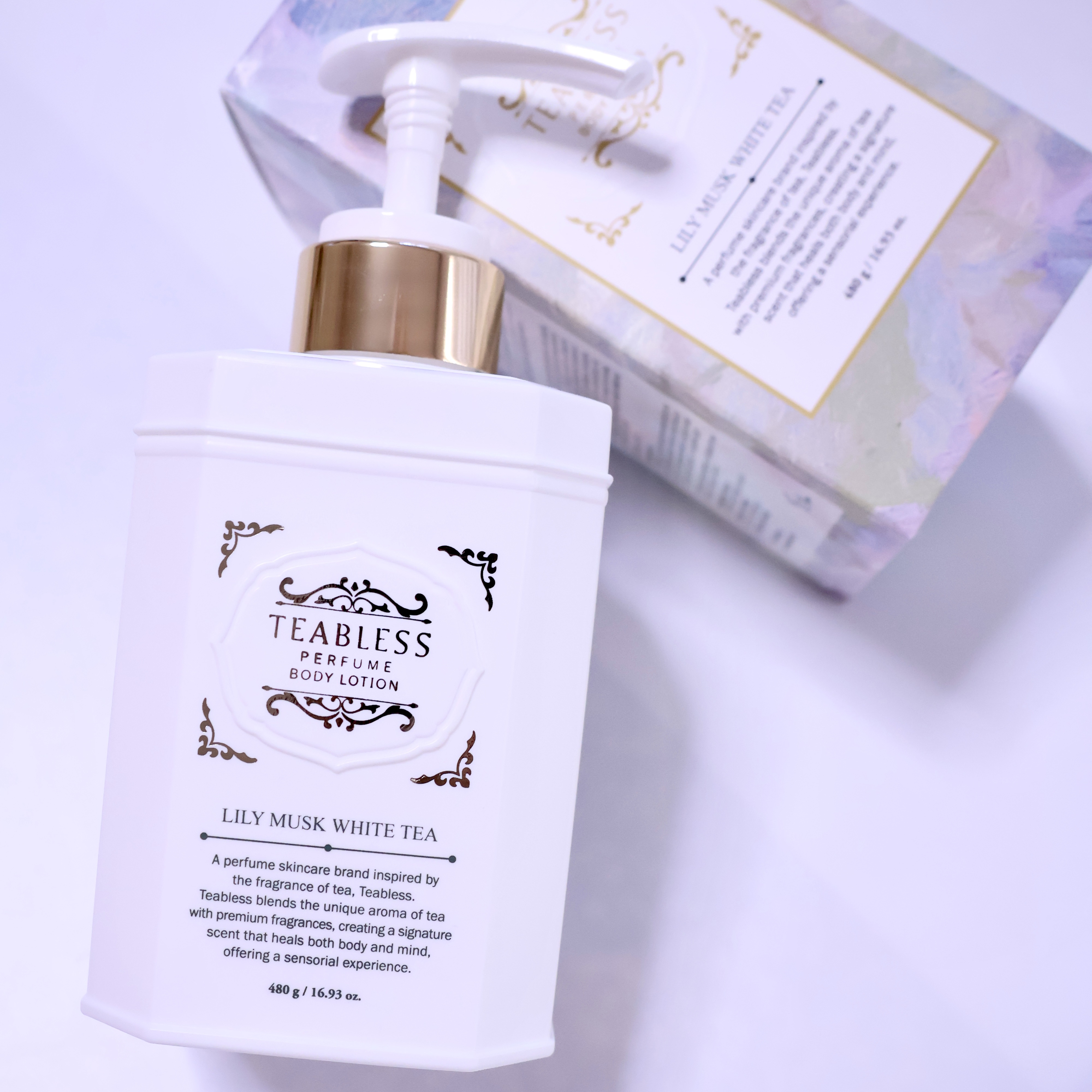 パフュームボディローション リリィムスクホワイトティー/TEABLESS/ボディローションを使ったクチコミ（2枚目）