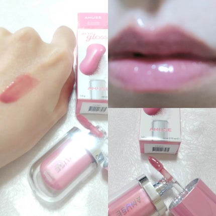 ジェルフィットグロス/AMUSE/リップグロスを使ったクチコミ(3枚目)