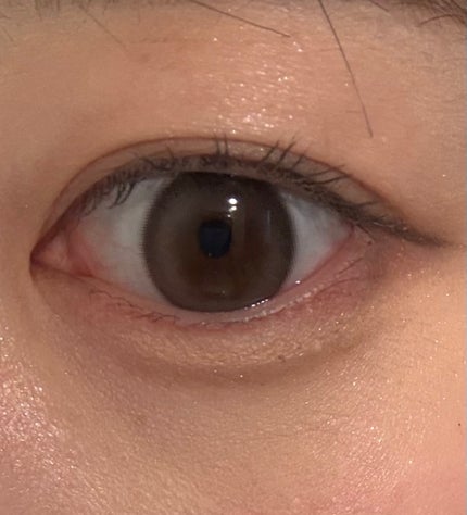 cream gray/chuu LENS/1ヶ月(1MONTH)カラコンを使ったクチコミ(2枚目)