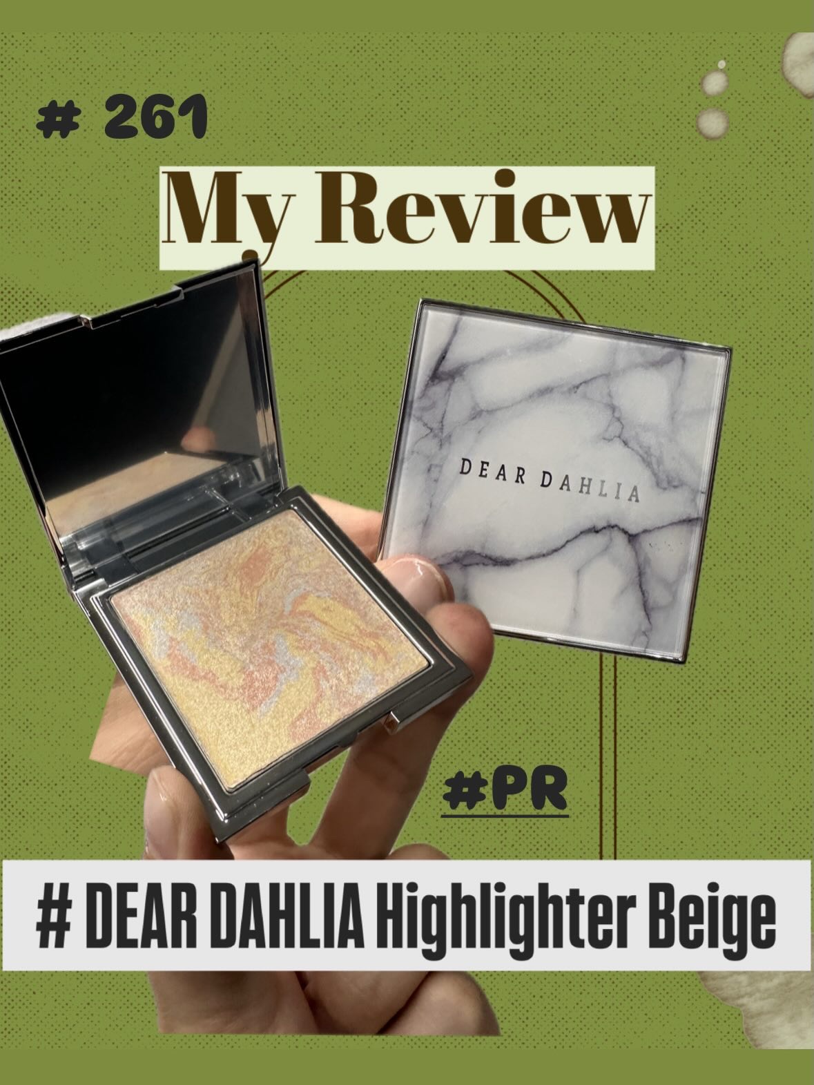 スキンルミナスハイライター/DEAR DAHLIA/パウダーハイライトを使ったクチコミ（1枚目）