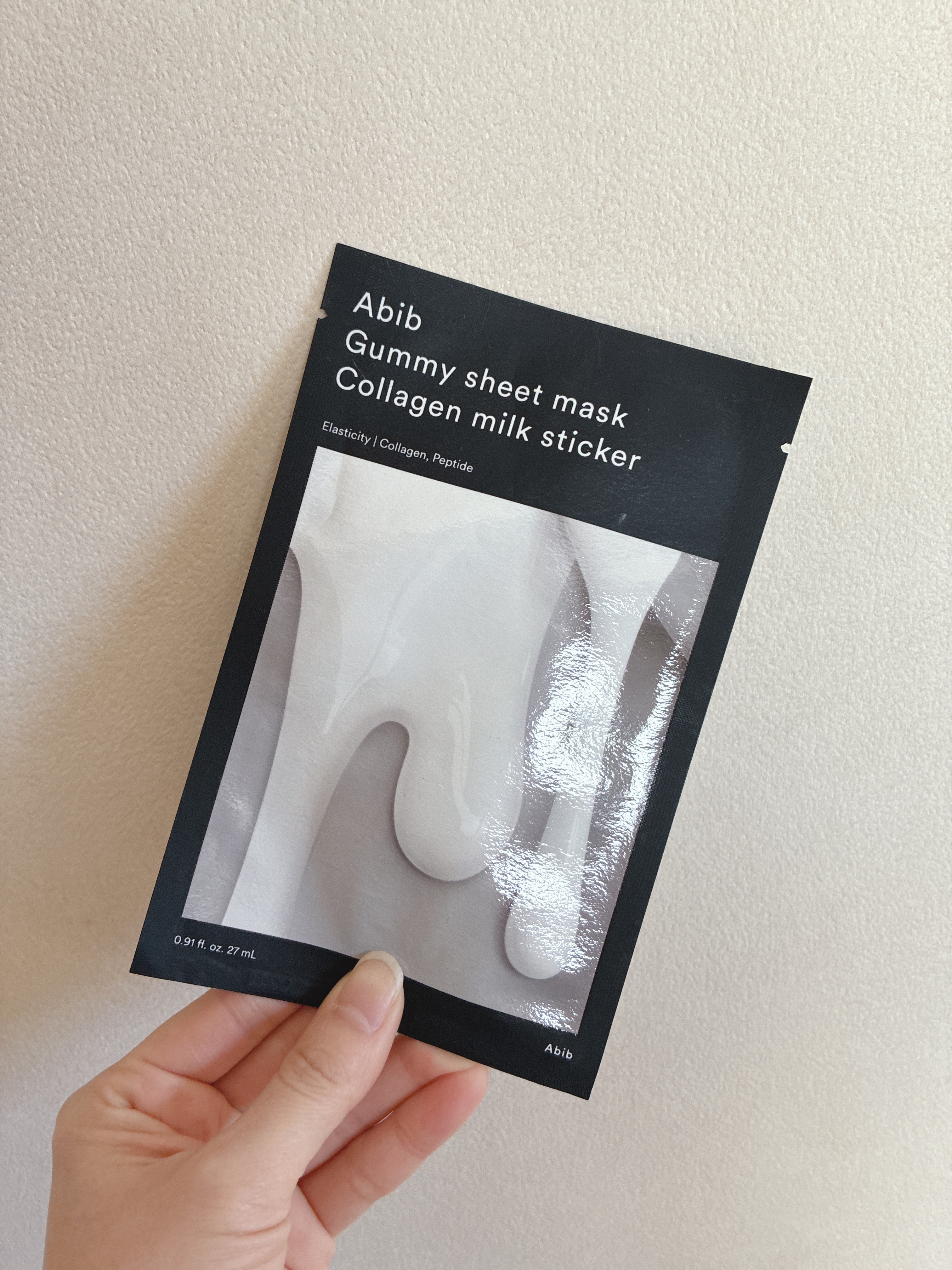 ガムシートマスク コラーゲン※10ミルク※11ステッカー/Abib /シートマスク・パックを使ったクチコミ（1枚目）