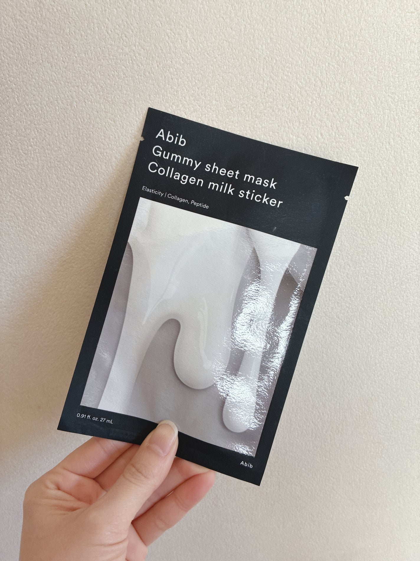 ガムシートマスク コラーゲン※10ミルク※11ステッカー/Abib /シートマスク・パックを使ったクチコミ(1枚目)