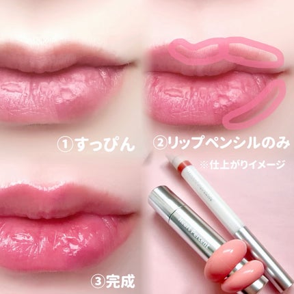 ドットオンムードリップペンシル/Heart Percent/リップライナーを使ったクチコミ(3枚目)