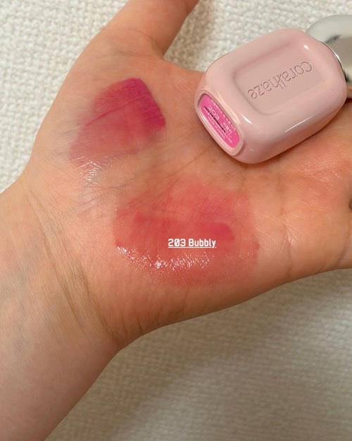 デュー ドロップ ティント/Coralhaze/リップティントを使ったクチコミ（3枚目）