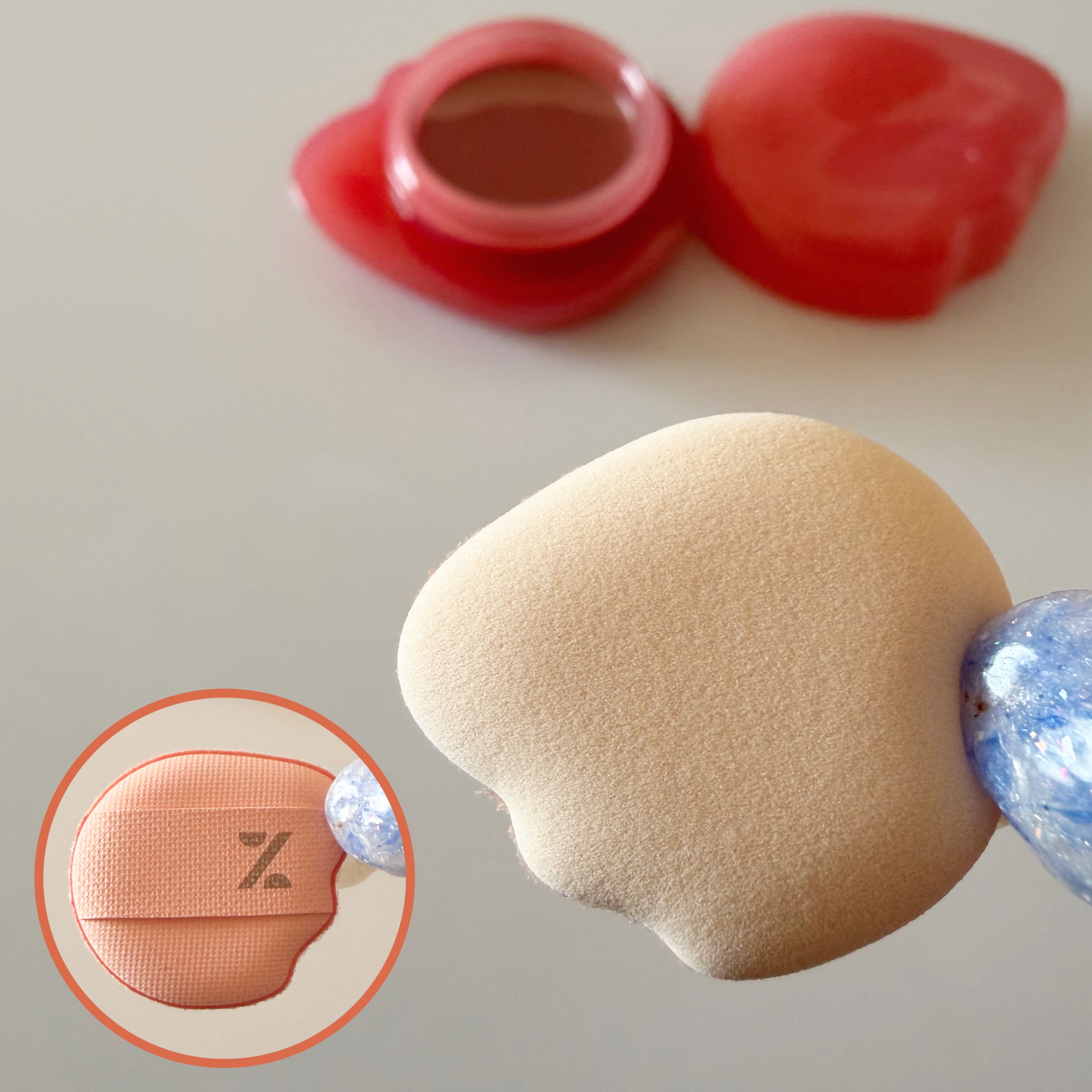 バーミーパフポットリップアンドチーク/%Recipe/ジェル・クリームチークを使ったクチコミ（3枚目）