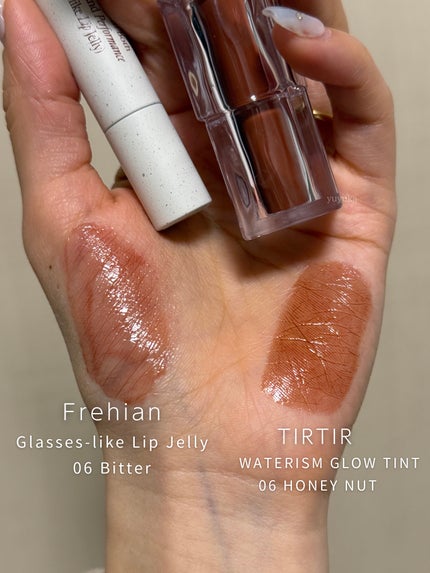 グラスライクリップジェリー/freshian/口紅を使ったクチコミ(3枚目)