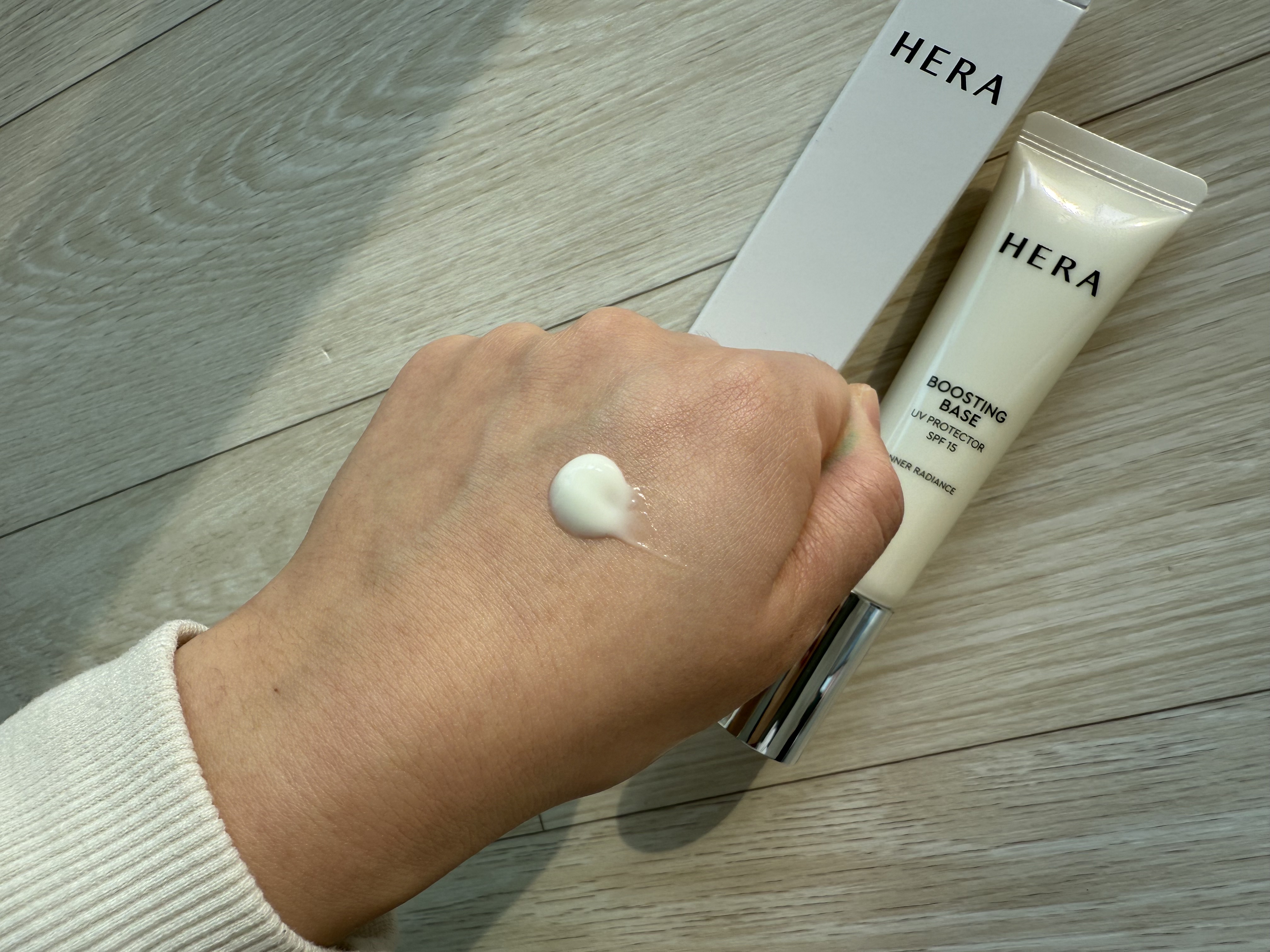 ブースティングベースUVプロテクター/HERA/化粧下地を使ったクチコミ（3枚目）