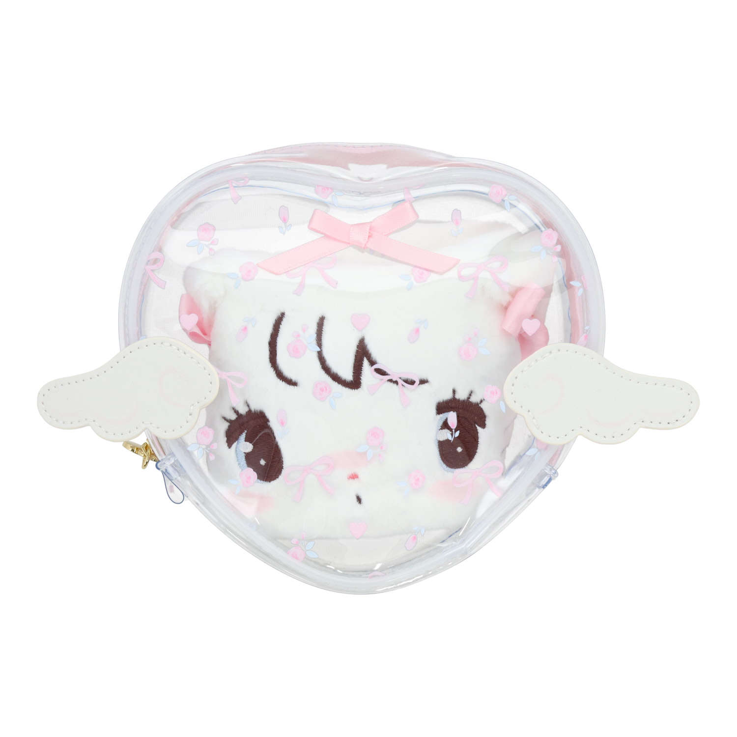 Lil ala mode エンジェルシリーズ ポーチ付きヘアターバン ムース