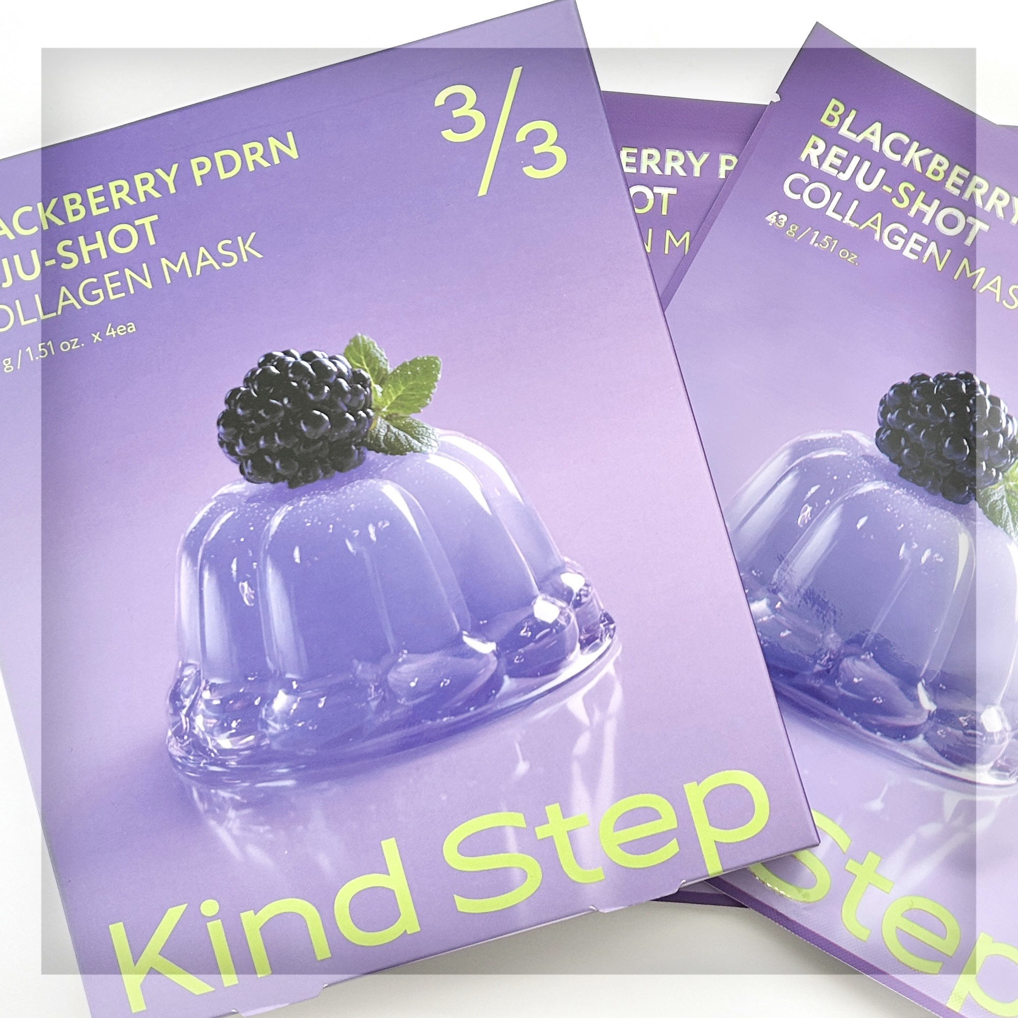 ブラックベリーPDRN リジュショット コラーゲンマスク/KindStep/シートマスク・パックを使ったクチコミ（1枚目）