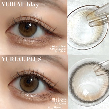 YURIAL Monthly/i-DOL/カラーコンタクトレンズを使ったクチコミ(2枚目)