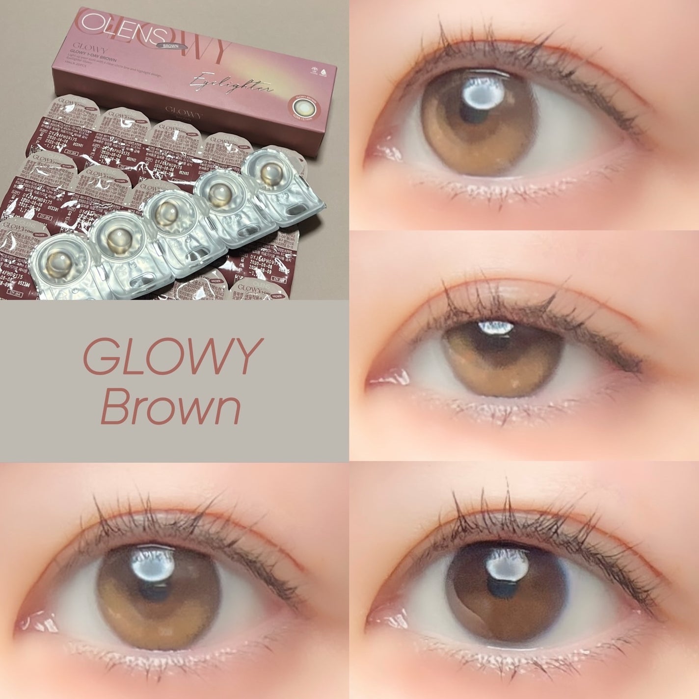 Glowy 1day/OLENS/ワンデー(1DAY)カラコンを使ったクチコミ(7枚目)