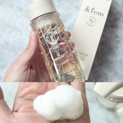 アンドフェム フェムケア泡ソープ 本体/&fem/デリケートゾーンケアの画像