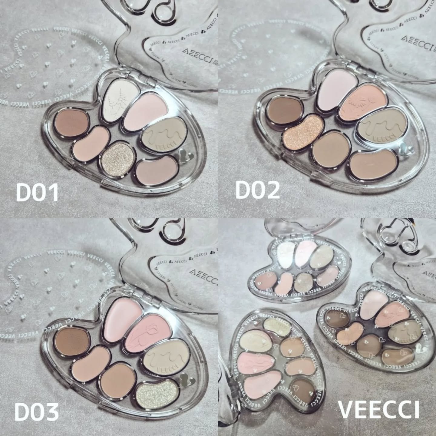 アーティスト 7色アイシャドウパレット/VEECCI/アイシャドウパレットを使ったクチコミ（1枚目）