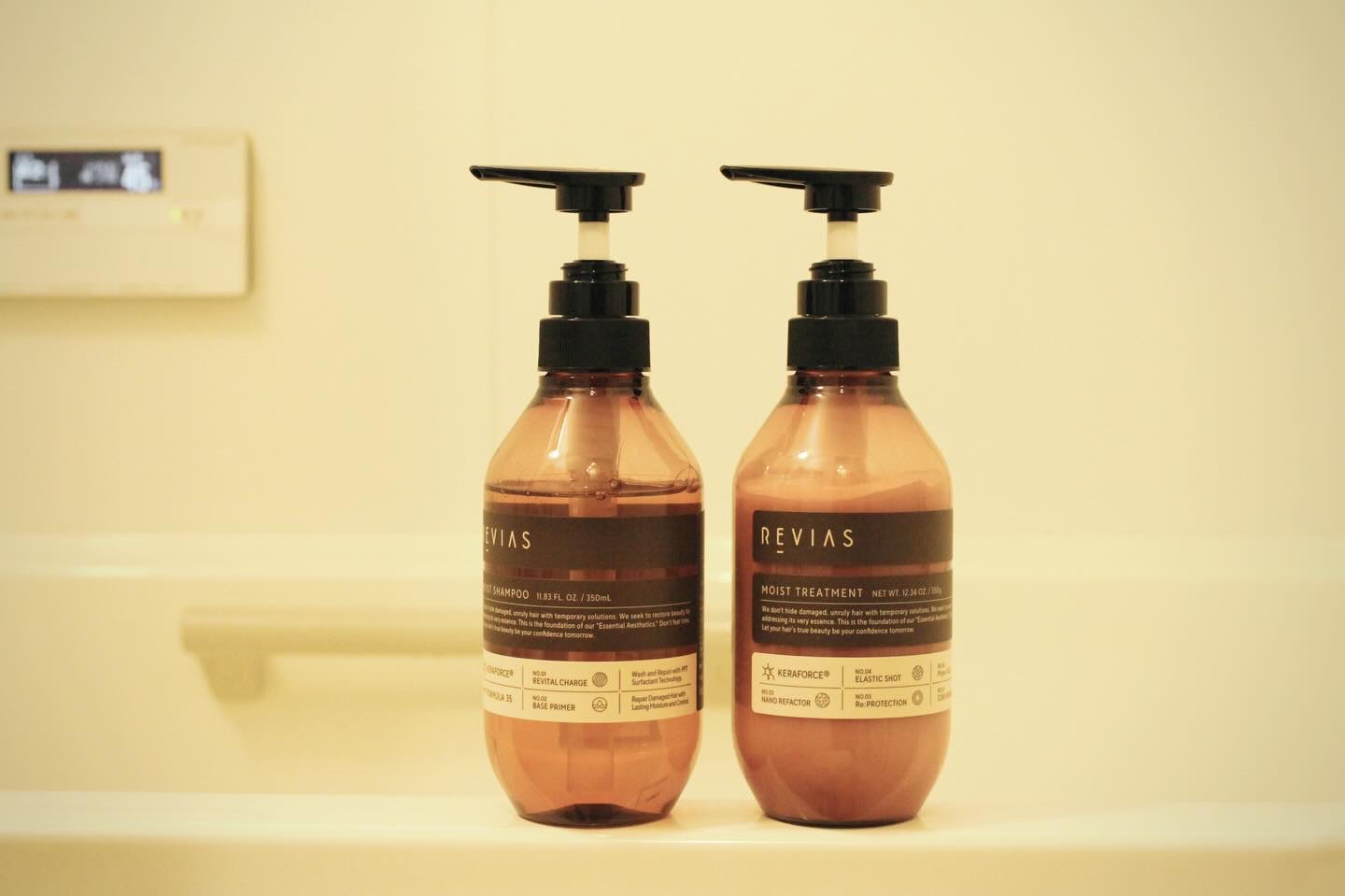 高配合リバイタルコンクPPT35 モイストシャンプー/高浸透ケラフォースRxセラム0.7 モイストトリートメント/REVIAS/市販シャンプーを使ったクチコミ（1枚目）
